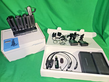 LOT* Plantronics Savi 440 Wireless Headset System (4)Charging Base, Case, Pwr picture