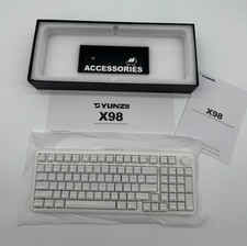 YUNZII X98 96% Wireless Hot Swap Mechanical Keyboard - White picture