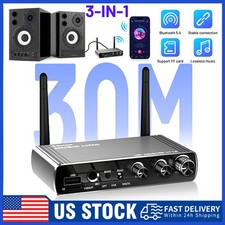 Bluetooth V5.4 Transmitter Receiver Long Range For TV Home Stereo Audio Adapter picture