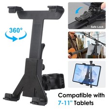 Tablet Mount Holder For Mic Stand Microphone Music Stand iPad iPhone Holder picture