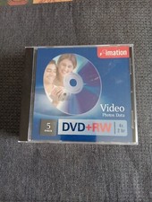 Imation 5 Pack DVD+RW 5K Videos Photos and Data NEW Sealed picture