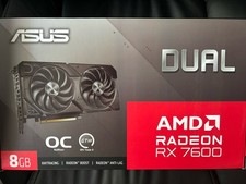 ASUS Dual OC AMD Radeon RX 7600 8GB Graphics Card Ray Tracing HDMI DP picture