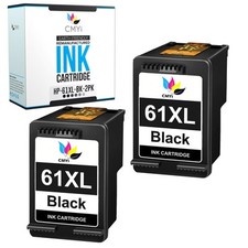 2PK CMYi Compatible 61 XL Black Ink Cartridge for HP DeskJet 1051 1055 1056 1510 picture