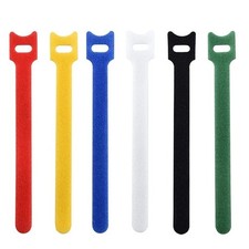 50/10pcs Cable Straps Wire Cord Hook Loop Ties Reusable Fastening Organizer Lot picture
