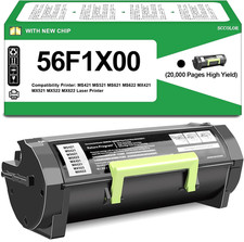 56F1X00 Extra High-Yield Black Toner Cartridge Compatible Lexmark MS & MX Series picture