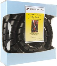 2 Inch Od Black Sppc Series Hose Protector 10 Feet Pre Cut Hdpe Heavy Duty picture