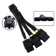 12VHPWR 16-Pin Adapter Cable - 3x8Pin PCI-E to 16Pin for RTX 4090, 4080, 4070 Ti picture