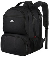 MATEIN 18 Inch Large Laptop backpack, Insulated Lunch Backpack 18 Inch, Black picture
