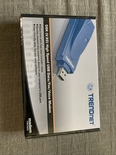 TRENDNET TFM-560U 56K USB TAM TELEPHONE RJ11 HIGH SPEED FAX DATA MODEM picture