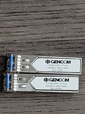 GENCOM 1000BLX MINI-GBIC OPTICAL INTERFACE GIGABIT TRANSCEIVER MODULE SFP-1GE-LX picture