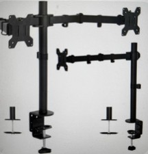 NEW Vivo Single and Dual LCD Monitor Desk Mount Kit for Triple Screen Display Bk picture