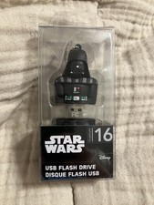Disney Star Wars Darth Vader USB Flash Drive 16GB USB 2.0 Black - Brand New picture
