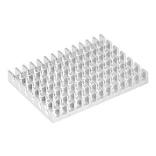 Electronic Radiators Aluminium Heatsink 30x40x5mm for CPU Silver Tone Pack of 5 picture