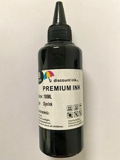 Premium Black Bulk Dye Refill Ink 100ml for EPSON picture