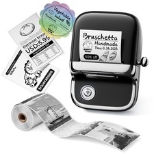 M150 Upgrade Label Maker, Mini Bluetooth Thermal Label Printer, 2 Inch Label ... picture