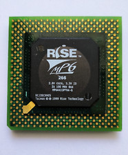 RISE MP6 266 Gold-plated CPU. Highly collectible picture