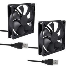 2PACK 120mm 5V USB Computer PC Fan, Fan Brushless picture