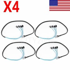 4Pcs Mini SAS to 4-SATA SFF-8087 Multi-Lane Forward Breakout Internal Cable 1M picture