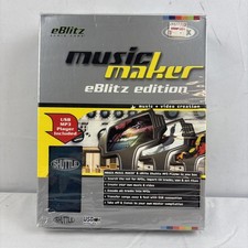 Magix Music Maker eBlitz Edition & Shuttle MP3 Player New In Box picture
