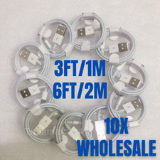 10 Pack Lot USB Fast Charger Cable For Apple iPhone 14 13 12 11 8 Charging Cord picture