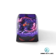 Artisan Gengar Resin Keycap – Handmade Pokemon Keyboard Accessory ANIME KEY LABS picture