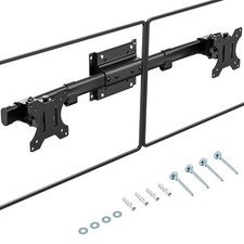 PUTORSEN Dual Monitor Wall Mount, Horizontal Assembly Mount for 2 Monitor Screen picture