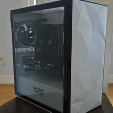 Custom/Whitebox White Tower Gaming PC AMD CPU GEFORCE 3060 RTX 32GB RAM SSD RGB picture