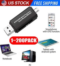 Card Reader USB 3.0 Type C Micro TF OTG Smart Memory Adapter Laptop Computer lot picture