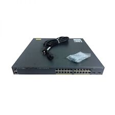 NEW Cisco WS-C2960XR-24PD-I Catalyst 2960-XR Series Black 24 Port PoE Switch picture