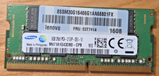 Samsung 8GB PC4-2133P 2Rx8 DDR4 2133MHz Memory M471A1G43DB0-CPB Lenovo 03T7414 picture