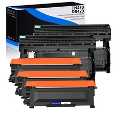 3PK TN450 Toner + 2PK DR420 Drum For Brother MFC-7360N MFC-7365DN MFC-7460DN picture