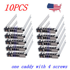 10pcs 2.5in SATA Tray Caddy for Dell PowerEdge R710 R610 R620 R720 R720xd G176J picture