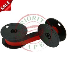 (24) UNIVERSAL TWIN SPOOL BLACK & RED CALCULATOR RIBBONS - NEW  ~FREE SHIPPING~ picture