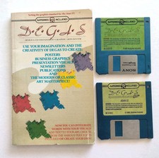 DEGAS and D.E.G.A.S Elite Atari ST + Manual 3.5