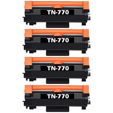 4-Pack TN 770 TN770 Toner Cartridge for MFC-L2750DW HL-L2370DW Printer picture