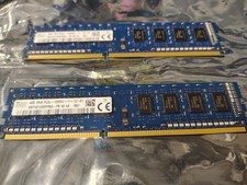 pair of SK Hynix 4GB DDR3 Desktop RAM 4GB DDR3 SDRAM  picture