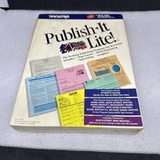 Timeworks Publish-It Lite dos desktop publishing. New. picture