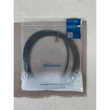 Cable Matters Cat 6 Ethernet Patch Cable 10ft Black New 160001-BLK-10 24 AWG UTP picture