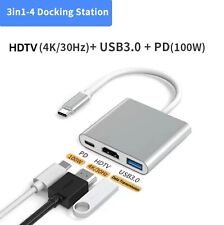 USB-C Hub 3-in-1 Type C Adapter With 4K HDMI USB. picture
