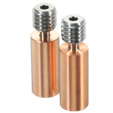 2Pcs Reusable Golden Bi-Metal Heatbreak Throat Tube for 3D Printer Parts picture