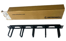 Ortronics 5 Ring Horizontal Distribution Panel w/ 4 Cutouts, 1RU OR-60400129 picture
