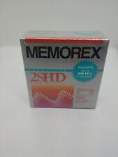 Memorex 2SHD Formatted IBM COMPUTER Disks 3.5 10/Box. F8 picture