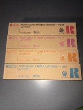 Genuine Ricoh Savin Lanier Set X4 B/C/M/Y Color LP Toner Cartridge Type 145 HY picture