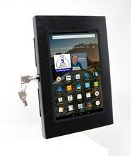 Amazon Fire HD 8 10 Max 11 Metal Locking Case 4 Kiosk POS Store Show Time Clock picture