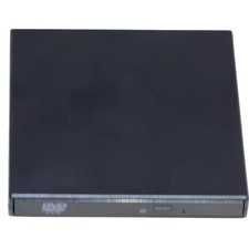 External DVD-ROM Drive USB Portable Slim Optical Disc Reader Black Minimalist picture