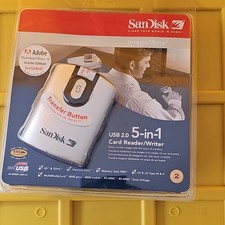 New San Disk ImageMate 5-in-1 USB 2.0 Card Reader/Writer Sandisk NOS picture
