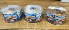 Lot of 146 Philips DVD+R Blank Media Discs 4.7GB 120min (3 Packs : 1x50 & 2x48) picture