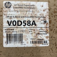2 Pack, HP Bond paper With ColorPRO Technology V0D58A 20 IB Bond picture