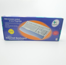 Vintage Logitech Mechanical Internet Keyboard SK-2500 Y-SB3 PS/2 w Box picture