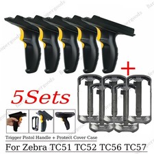 5Set Snap On Trigger Pistol Handle & Protect Cover for Zebra TC51 TC52 TC56 TC57 picture
